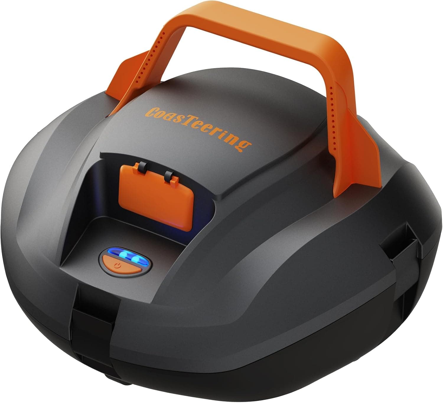 (2026 New) CoasTeering Planet Robot Piscine sans Fil, 120 Min Autonomie, 4500mAh, Charge Rapide 2,5h, Compatible Eau Salée & Douce, Double Moteur, Nettoyeur de Fond pour Piscines jusqu'à 80 m²